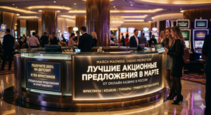 мартовские акции онлайн казино России